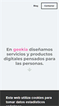 Mobile Screenshot of geekia.es